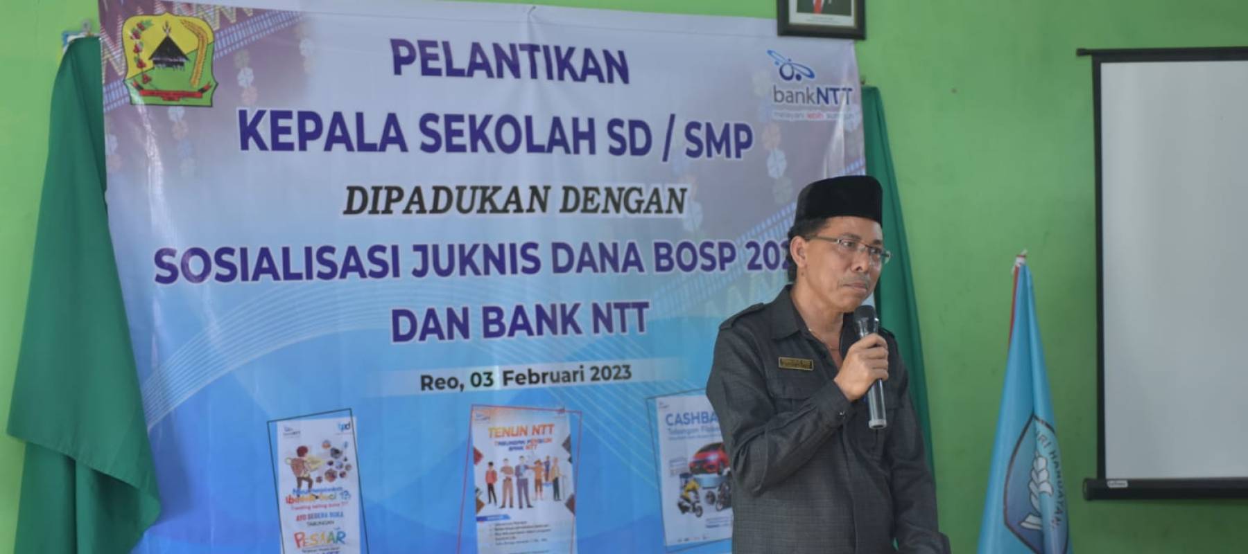 Pelantikan Kepala Sekolah SD/SMP 